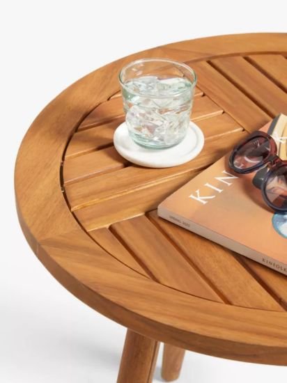 Garden Side Table, (Acacia Wood)
