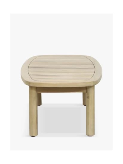 Nesting Garden Coffee Tables, Set of 2, (Acacia Wood), Natural
