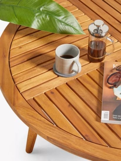 Garden Coffee Table, (Acacia Wood)