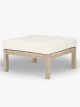 Garden Coffee Table / Foot Stool, (Eucalyptus Wood), Natural