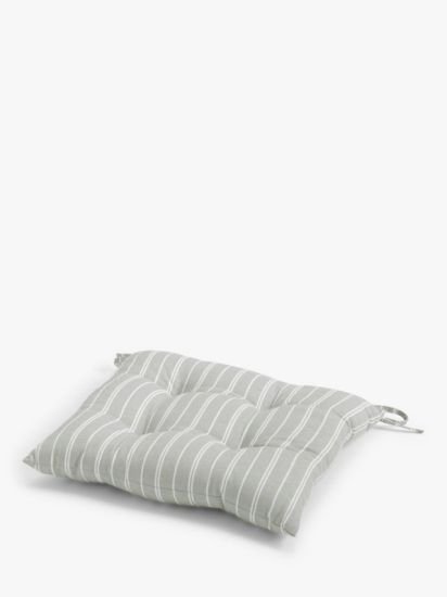 Stripe Seat Pad, Grey