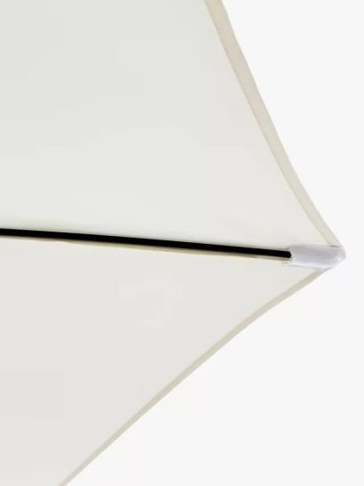 Wood-Effect Wind-Up Parasol, 2.7m