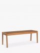 2-Seater Garden Bench,(Acacia Wood), Natural