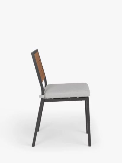 Platform Garden Dining Chair, Set of 2, Grey