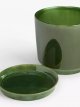 Contemporary Glazed Stoneware Planter, 19.5cm