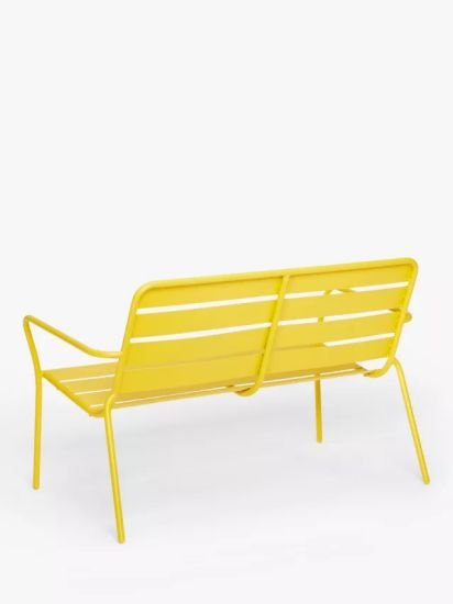 2-Seater Metal Garden Sofa