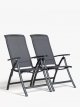 Garden Reclining Dining Chair, Set of 2