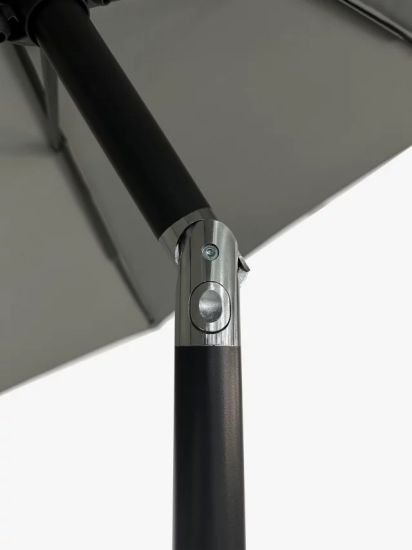 Aluminium Wind-Up Parasol, 2.7m