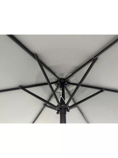Metal Pole Garden Parasol, 2.2m