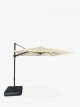 Freestanding 360 Aluminium Wind-Up Parasol & Base, 2.5m
